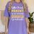 Proud Parent Of Kindergarten Graduate 2024 Graduation Parent Women's Comfort Colors T-Shirt Violet