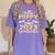 Proud Poppy Of Two 2023 Graduate Class 2023 Graduation Women's Comfort Colors T-Shirt Violet