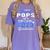 Proud Pops Of 2023 College Graduate Family 23 Graduation Women's Comfort Colors T-Shirt Violet