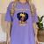 Proud Queen PhD Doctorate Degree Graduation T-Shirt Women's Comfort Colors T-Shirt Violet
