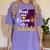 Proud Queen PhD Graduate PhD Graduation Doctorate Women's Comfort Colors T-Shirt Violet
