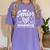 Proud Senior 2026 Mom Im Not Crying You'Re Crying Graduation Women's Comfort Colors T-Shirt Violet