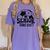 Proud Senior Dad Soccer Class Of 2027 Graduation Graduate Women's Comfort Colors T-Shirt Violet