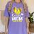 Proud Senior Mom Class Of 2026 Softball Graduation Heart Women's Comfort Colors T-Shirt Violet