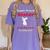 Proud Sister Of 2018 Graduate Dabbing Graduation Women's Comfort Colors T-Shirt Violet