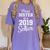 Proud Sister Of a 2019 Senior Graduation T Shirt Women's Comfort Colors T-Shirt Violet