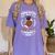 Proud Sister Of a 2026 Football Senior Graduation Women's Comfort Colors T-Shirt Violet