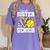 Proud Sister Of A 2026 Senior Softball Graduation Leopard Women's Comfort Colors T-Shirt Violet