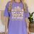 Proud Sister Of 5th Grade Graduate 2023 Family Graduation Women's Comfort Colors T-Shirt Violet