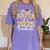 Proud Sister Of A Class Of 2025 Graduate Senior Graduation Women's Comfort Colors T-Shirt Violet