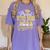 Proud Step Mom Of A Class Of 2025 Graduate Senior Graduation Women's Comfort Colors T-Shirt Violet