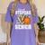 Proud Stepdad Of A 2026 Senior Basketball Graduation Leopard Women's Comfort Colors T-Shirt Violet