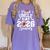 Proud Uncle Of A 2026 Senior Football Graduation Women's Comfort Colors T-Shirt Violet