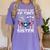Proud US Air Force Sister Flag Air Force Graduation Sister Women's Comfort Colors T-Shirt Violet