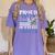 Proud Wife Of a State Trooper Police Officer Graduation Women's Comfort Colors T-Shirt Violet