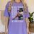 Queen Masters Degree Graduation Educated Melanin Grad Women's Comfort Colors T-Shirt Violet