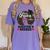 Queen Masters Degree Graduation Social Work MSW MPH Women's Comfort Colors T-Shirt Violet