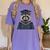 Raccoon Graduation Women's Comfort Colors T-Shirt Violet