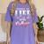There Is Life After College Graduation Women's Comfort Colors T-Shirt Violet