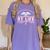 Respiratory Therapist Graduation Class Of 2018 Pink RT Life Women's Comfort Colors T-Shirt Violet
