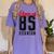 Reunion 1985 Matching Graduation High School Class Of 1985 Women's Comfort Colors T-Shirt Violet