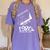 Reunion Class Of 1980 School Graduation Blast From The Past Women's Comfort Colors T-Shirt Violet