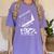 Reunion Class Of 1987 School Graduation Blast From The Past Women's Comfort Colors T-Shirt Violet