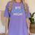 Say Goodbye To Junior High School Fun Graduation Women's Comfort Colors T-Shirt Violet