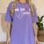 School Nurse Nursing Graduate School Graduation Women's Comfort Colors T-Shirt Violet