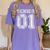 Senior 01 Class Of 2001 Retro College High School Graduation Women's Comfort Colors T-Shirt Violet