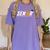 Senior 18 High School Graduation Eighteen Year Old Grad Women's Comfort Colors T-Shirt Violet Senior 18 High School Graduation Eighteen Year Old Grad Women's Comfort Colors T-Shirt Violet