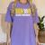 Senior 2018 Class President-School Colors Graduation Women's Comfort Colors T-Shirt Violet