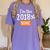 Senior 2018 Shirt I'm Like 2018 Done Class Graduation Women's Comfort Colors T-Shirt Violet