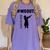 Senior 2019 Grad College High School Graduation Women's Comfort Colors T-Shirt Violet
