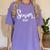 Senior 2020 Class Of 2020 Graduation Women Her Girl Women's Comfort Colors T-Shirt Violet