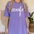 Senior 2023 Fishing Graduation Women's Comfort Colors T-Shirt Violet