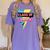 Senior 2023 Graduation Class Of 2023 Retro 90's Graduation Women's Comfort Colors T-Shirt Violet