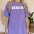 Senior 2024 Class Of 2024 Graduation First Day Of School Women's Comfort Colors T-Shirt Violet