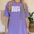 Senior 2024 Class Of 2024 Seniors Graduation 2024 Senior 24 Women's Comfort Colors T-Shirt Violet