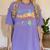 Senior 2024 Groovy Retro Class Of 2024 Graduation Senior 24 Women's Comfort Colors T-Shirt Violet