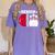 Senior 2025 Bowling Player Class Of 2025 Graduation Seniors Women's Comfort Colors T-Shirt Violet
