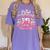 Senior 2026 Class Of 26 Coquette Pink Bow Graduation Cousin Women's Comfort Colors T-Shirt Violet