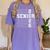 Senior 2026 Class Of 2026 Seniors Graduation 2026 Senior 26 Women's Comfort Colors T-Shirt Violet