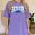 Senior 2026 Class Of 2026 Toile Coquette Bow Graduation 2026 Women's Comfort Colors T-Shirt Violet
