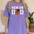 Senior 2026 Dad Basketball Graduation Women's Comfort Colors T-Shirt Violet