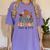 Senior 2026 Graduate Class Of 2026 Wildflowers Graduation Women's Comfort Colors T-Shirt Violet