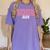 Senior 2026 Pink Coquette Bow Class Of 2026 Graduation Women Women's Comfort Colors T-Shirt Violet