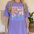 Senior 2026 Retro Groovy Flowers Graduation Women's Comfort Colors T-Shirt Violet