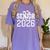 Senior 2026 Wrestling Class Of 2026 Wrestler Graduation Women's Comfort Colors T-Shirt Violet