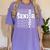 Senior 2027 Class Of 2027 Graduation Senior Grad 2027 Women's Comfort Colors T-Shirt Violet